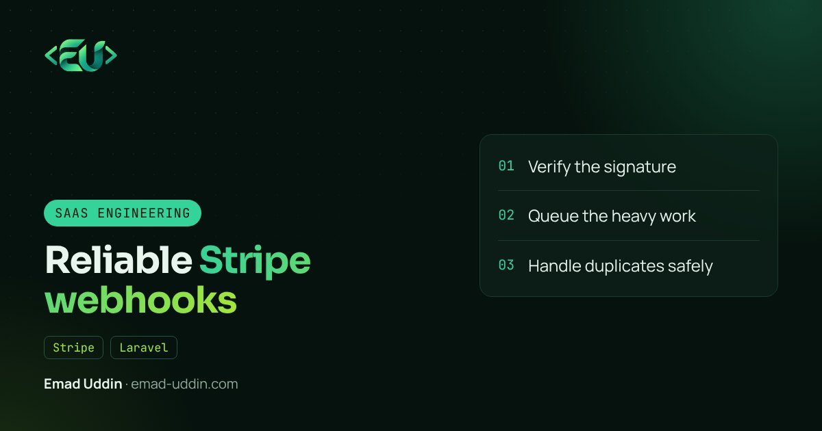 Stripe Webhooks in Laravel: How to Make Subscription Billing Reliable